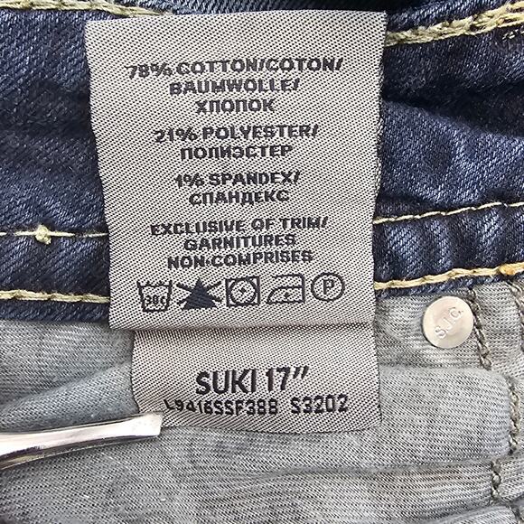 Silver Jeans Co Woman size W26/L31 Suki 17 Mid Slim Bootcut Denim Blue Jeans Y2K - Picture 8 of 9
